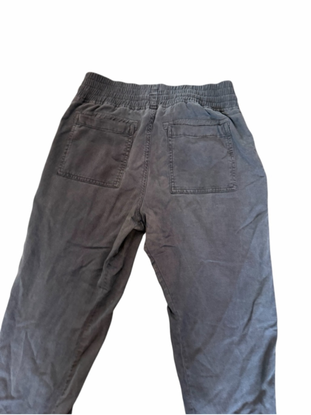 Zara Gray Cargo Jogger Pants XS Utility Pocket Drawstring Casual Relaxed - Picture 5 of 9